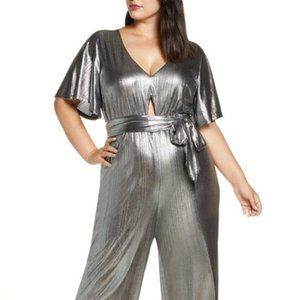 Refinery 29 X Eloquii Metallica Jumpsuit